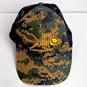 Tormenter Ocean Fishing Forest Camo Trucker Hat/Cap Adjustable Green/Black